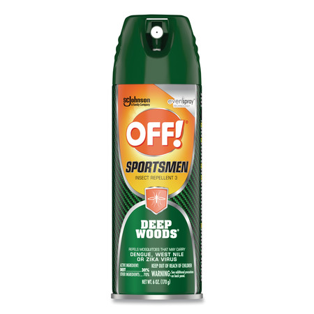 OFF Deep Woods Sportsmen Insect Repellent, 6 oz Aerosol Spray, 12PK 334684